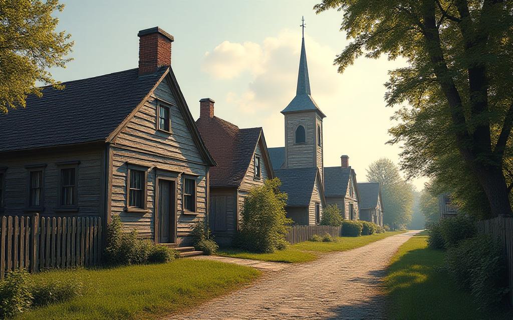 Historic ancestral village and heritage church