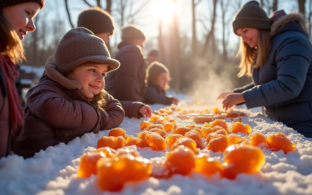 Maple syrup festival and sugar shack celebration
