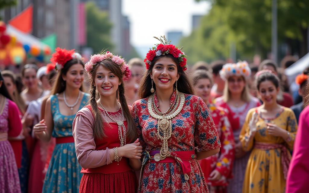 Multicultural heritage celebration